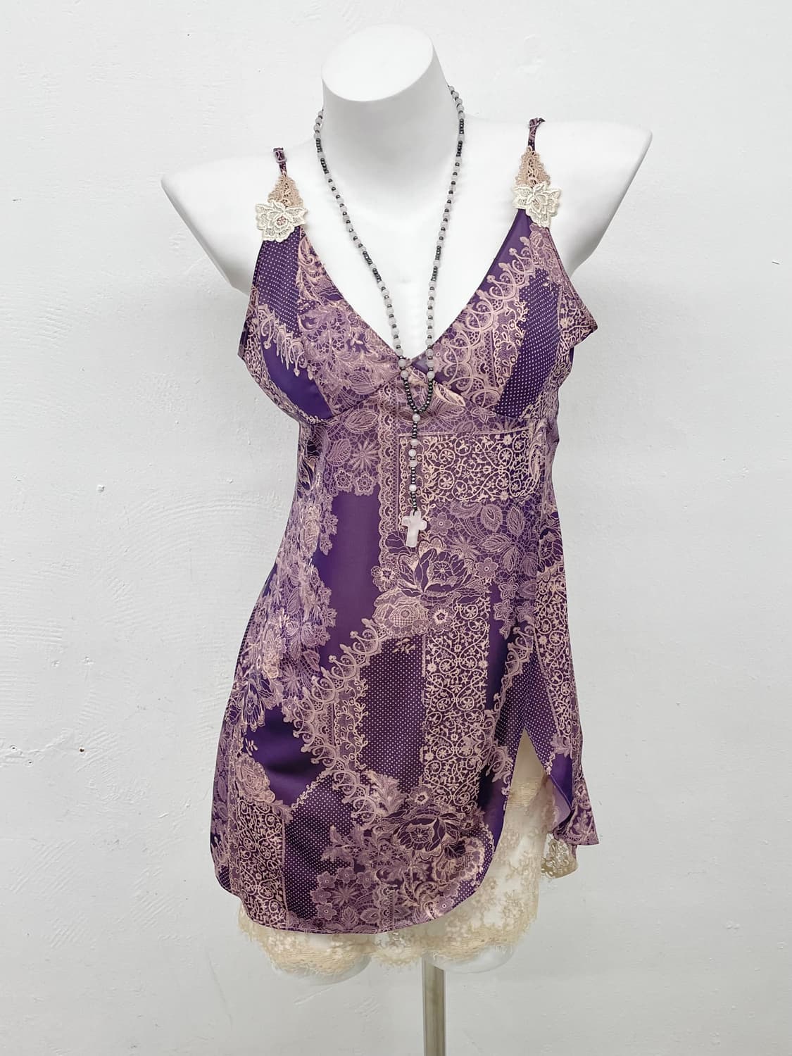 엔틱 레이어드 레이스 슬립 상품이미지1