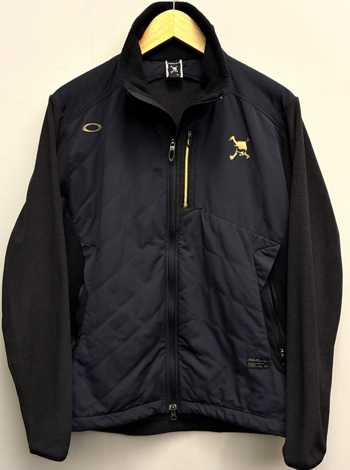 (L)오클리 나일론 스케터 로고 폴라텍 경량 라이트자켓 투웨이자켓 상품이미지1