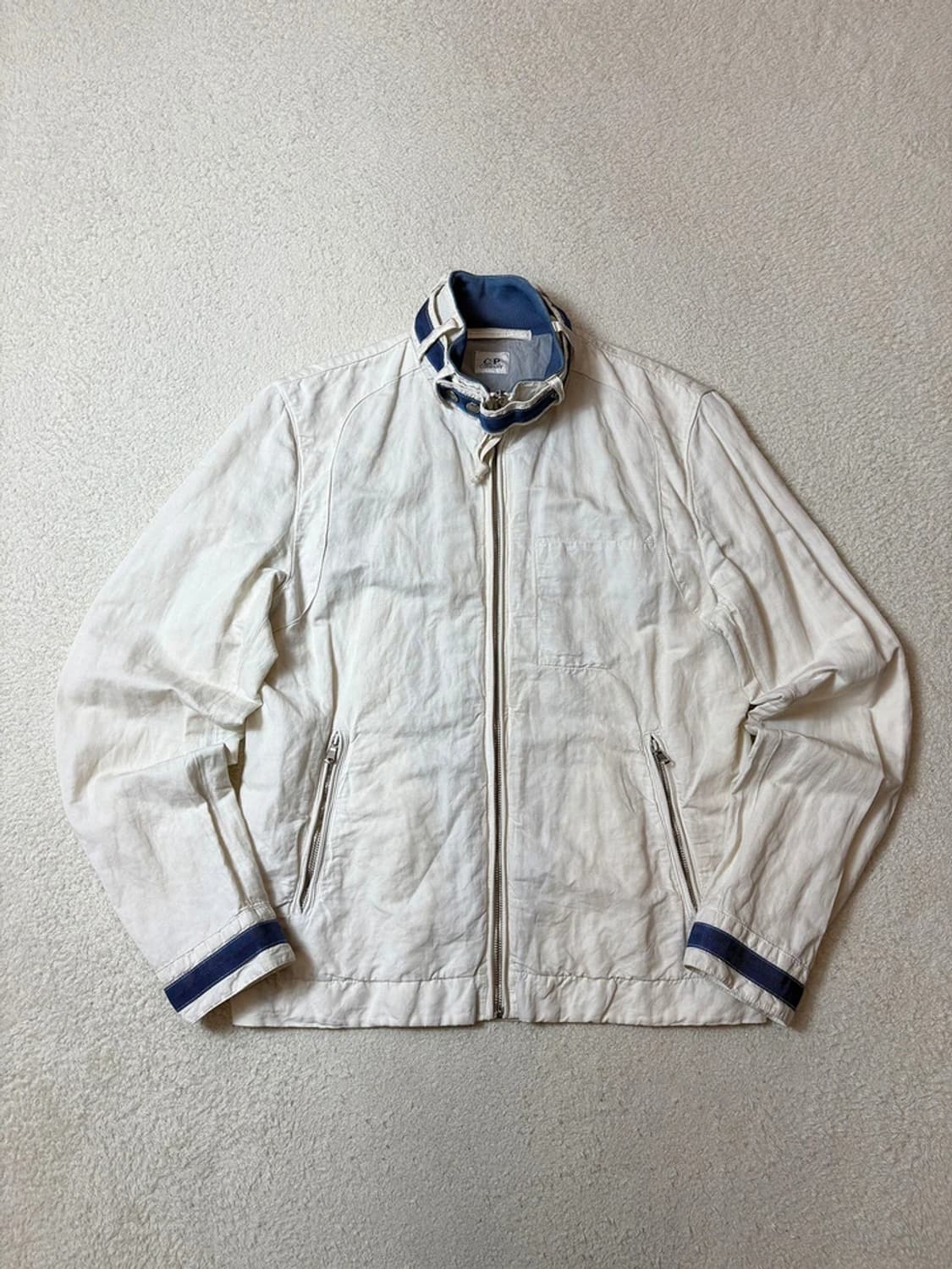 cp컴퍼니 00's 린넨 코튼 넥 벨티드 자켓 PN6842 상품이미지1