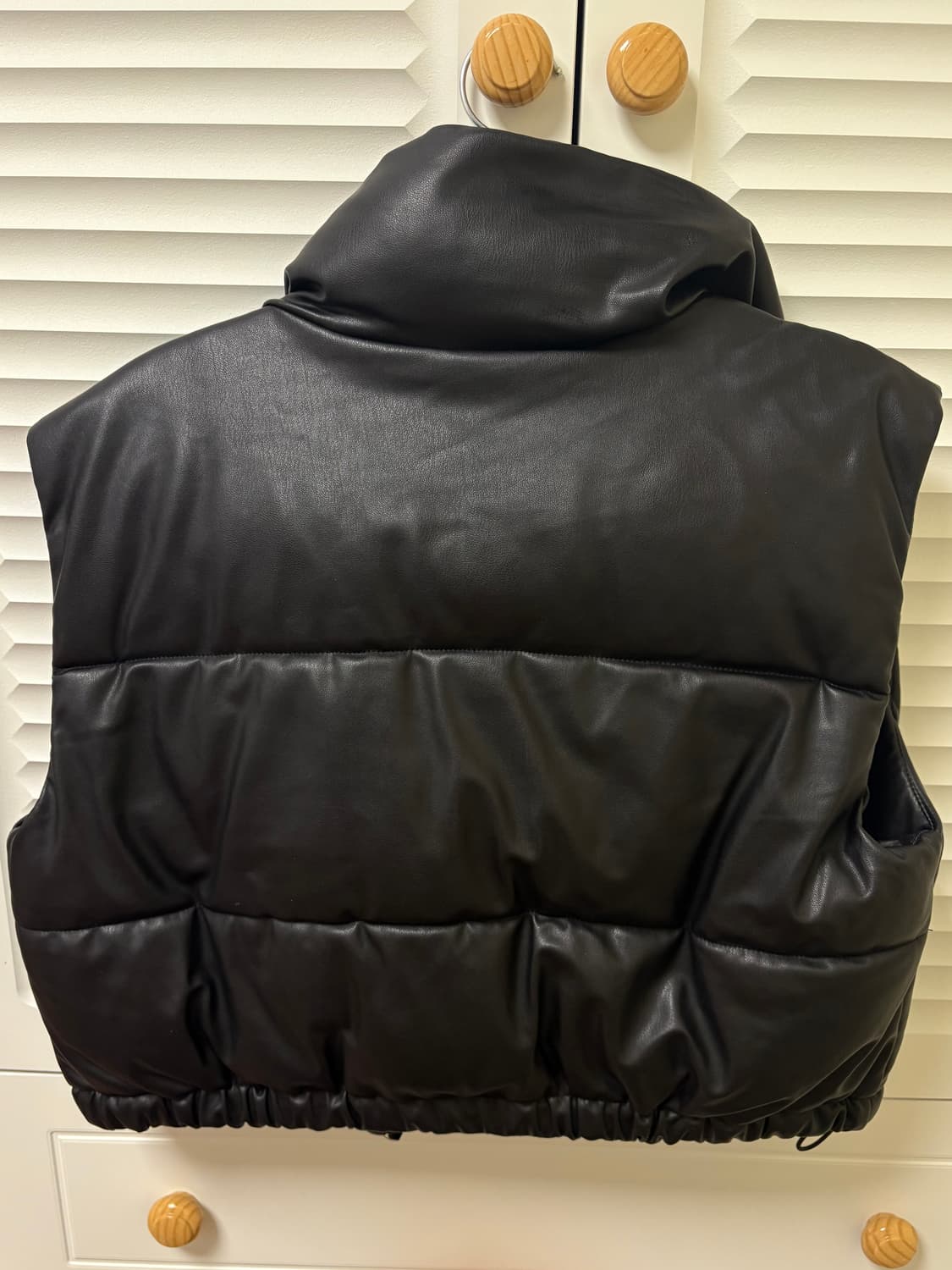 자라 가죽 조끼 패딩 상품이미지2