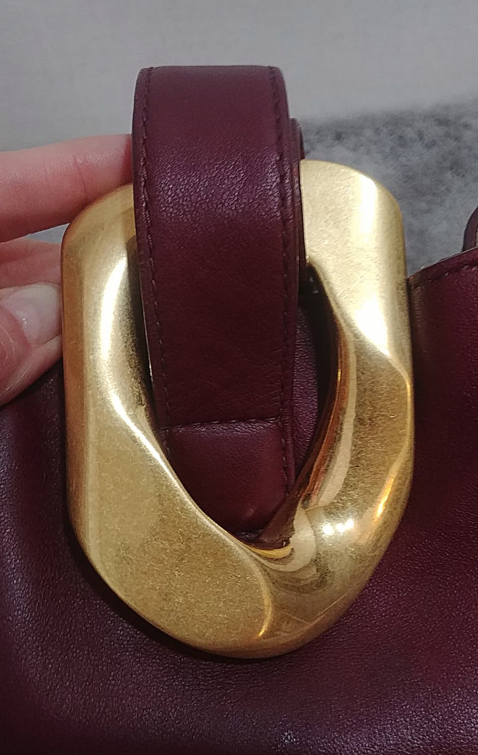 보테가베네타Bottega Veneta 나파드롭백 버건디 상품이미지2