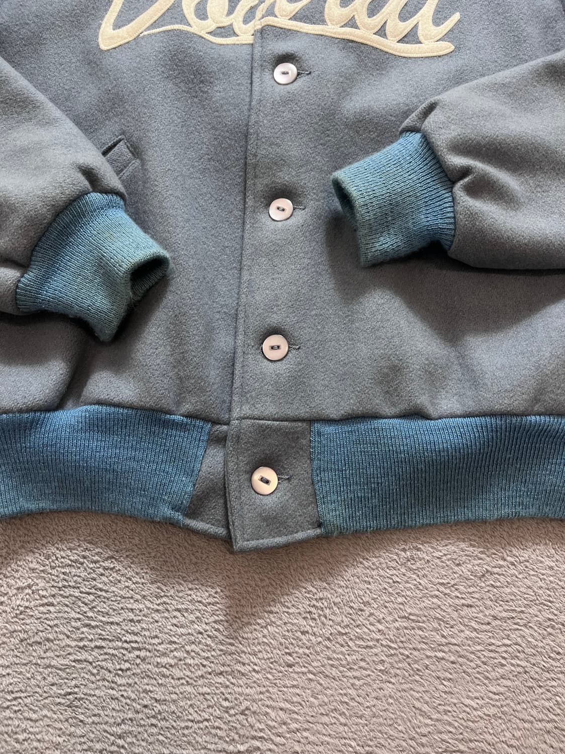 80s USA Butwin 빈티지 울 바시티 스타디움 자켓 상품이미지4