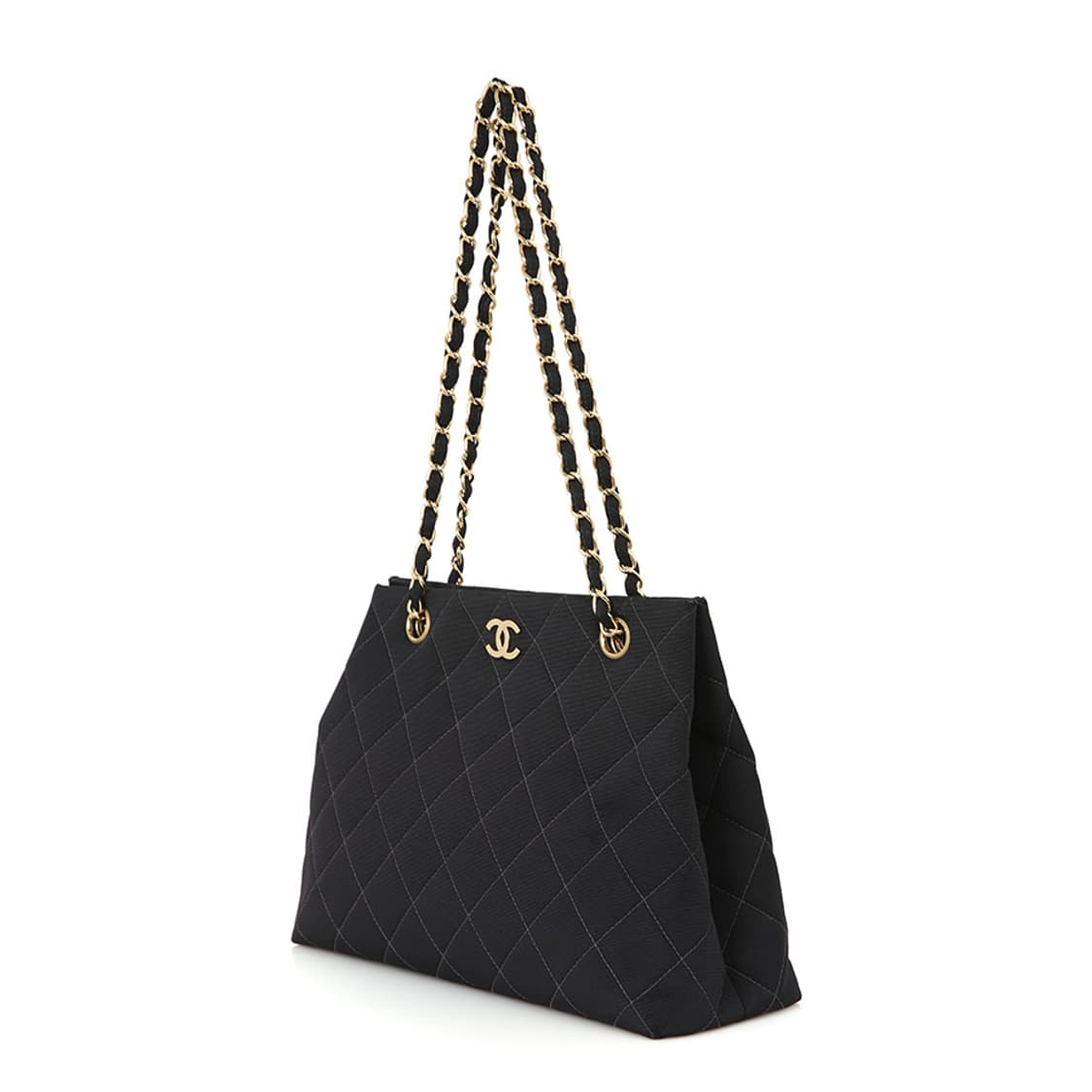 샤넬 마트라세 체인 숄더 블랙 빈티지 져지 코코마크 퀼팅백 상품이미지3