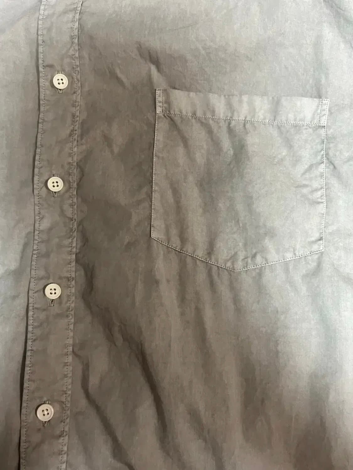 [0] 어나더오피스 휴즈 가먼트 셔츠 더스트 그레이 상품이미지4