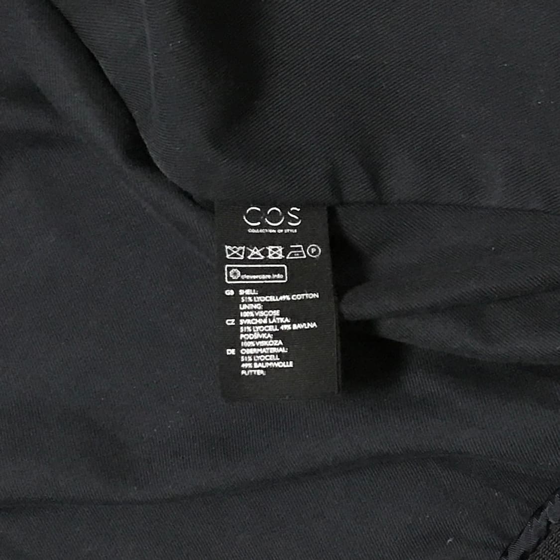 Cos 코스 코튼 봄버 자켓 48(L 100)사이즈 네이비 상품이미지5