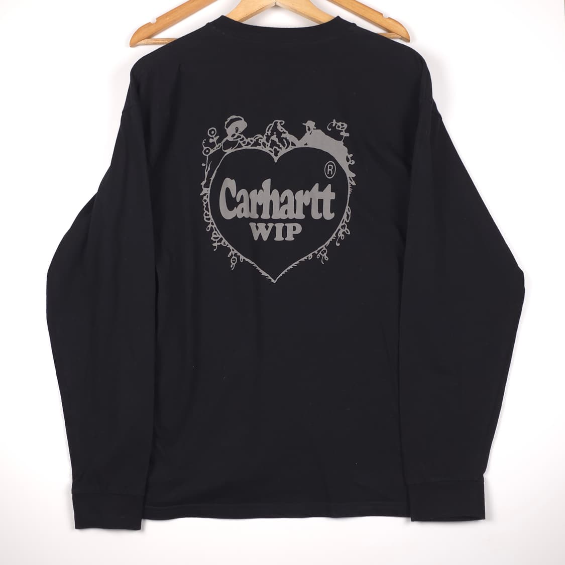 칼하트wip 코튼 롱슬리브 블랙 (L) 상품이미지6