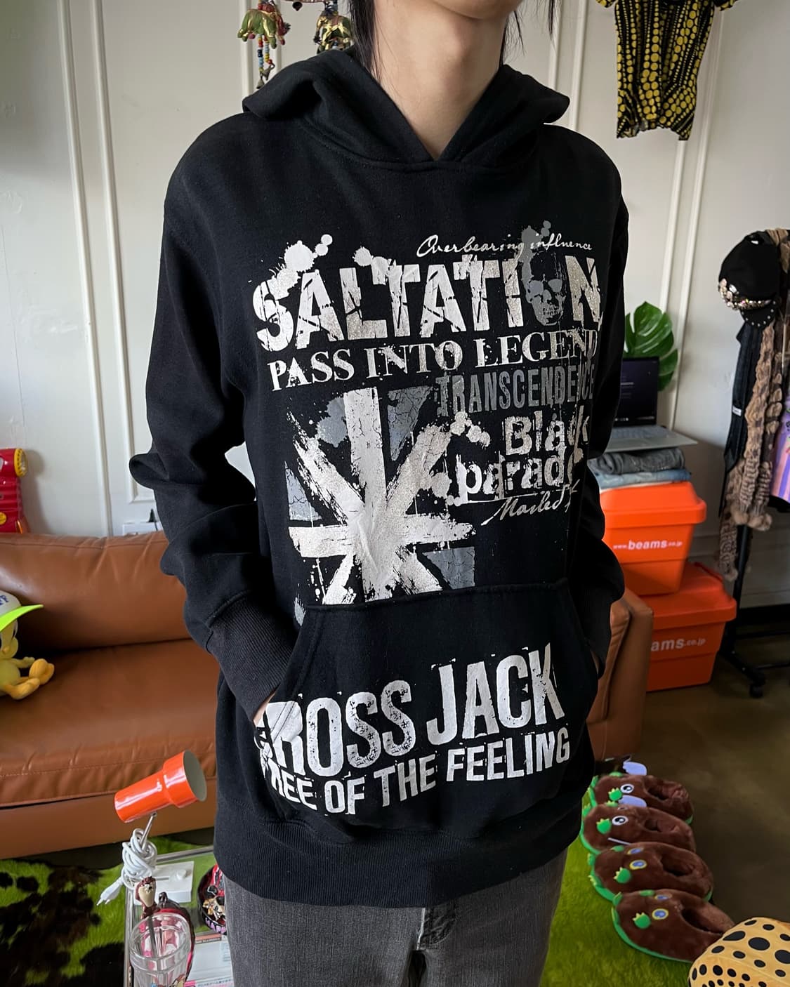 90-00s Aristooratic Punk Hood T-Shirt 상품이미지2