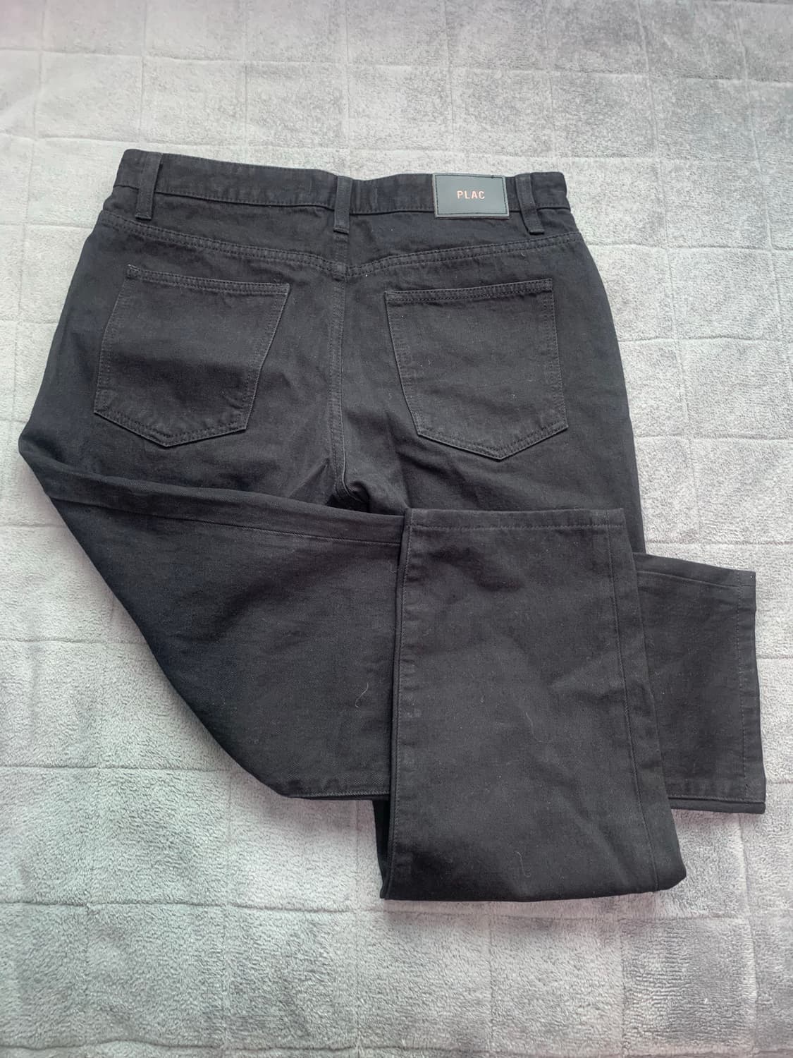 PLAC 블랙 데님 팬츠 M 33 상품이미지4