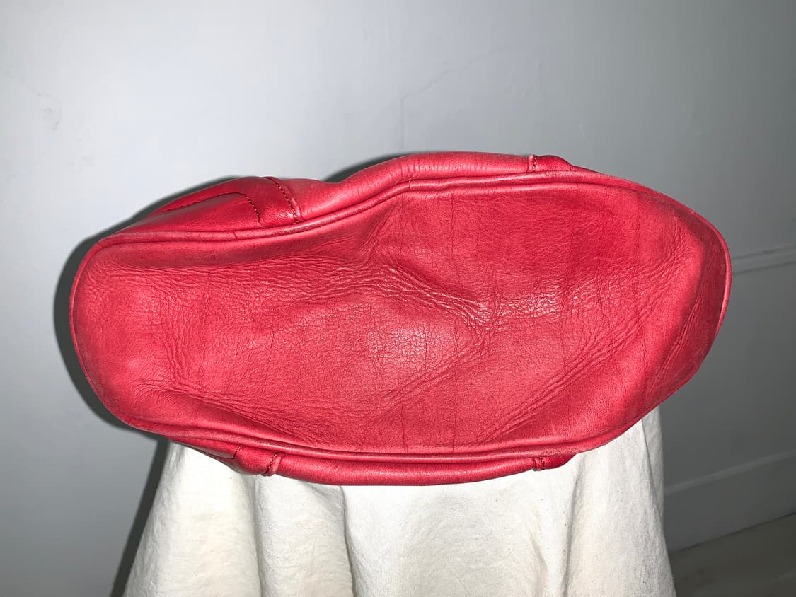 Red leather shoulder bag 상품이미지7