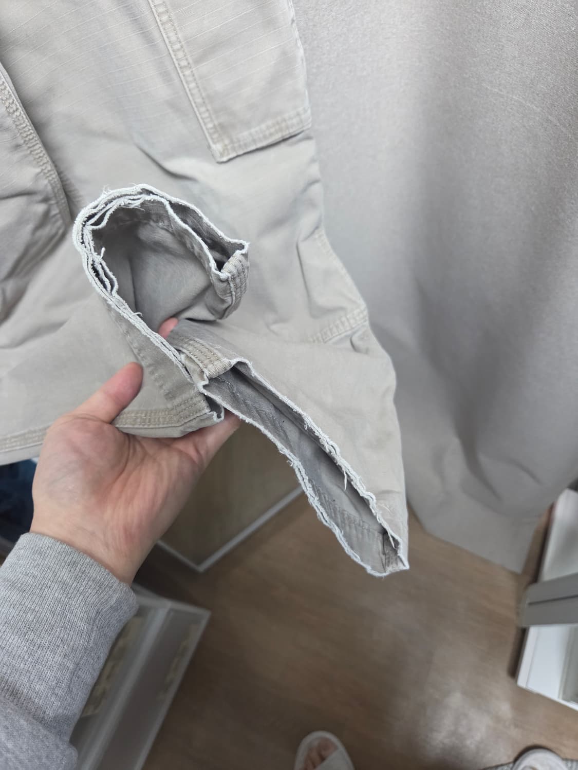 칼하트 USA 데저트 탄 립스탑 카고 더블니 워크팬츠
34사이즈 상품이미지6