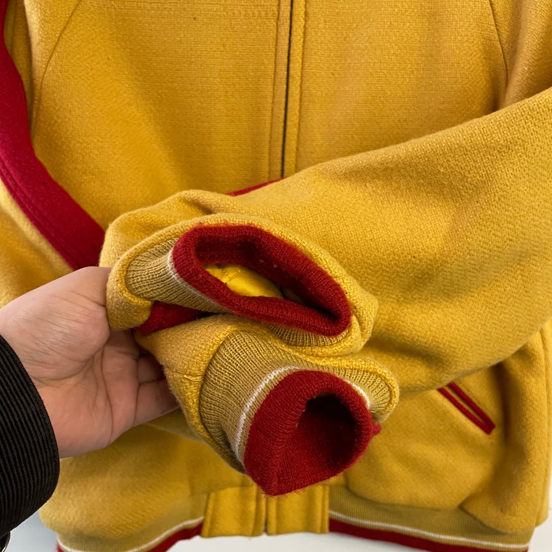 90s 할리 데이비슨 울 블루종 자켓 상품이미지7