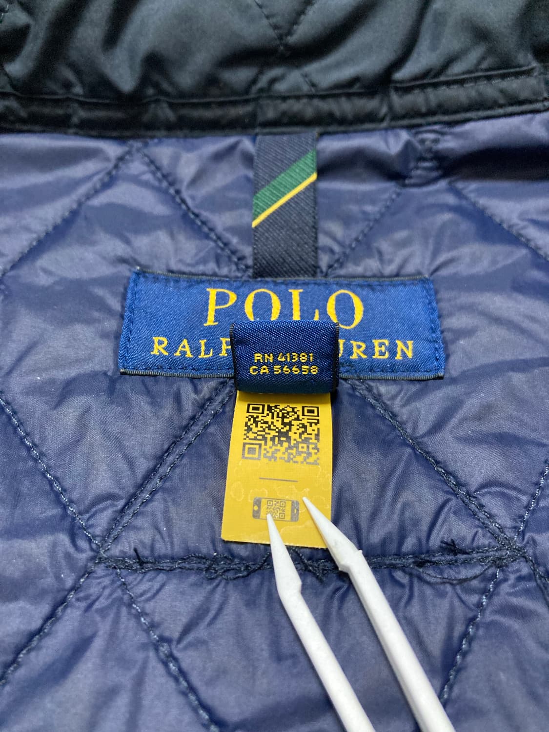 폴로 퀼팅 자켓 L(105) 판매 상품이미지5