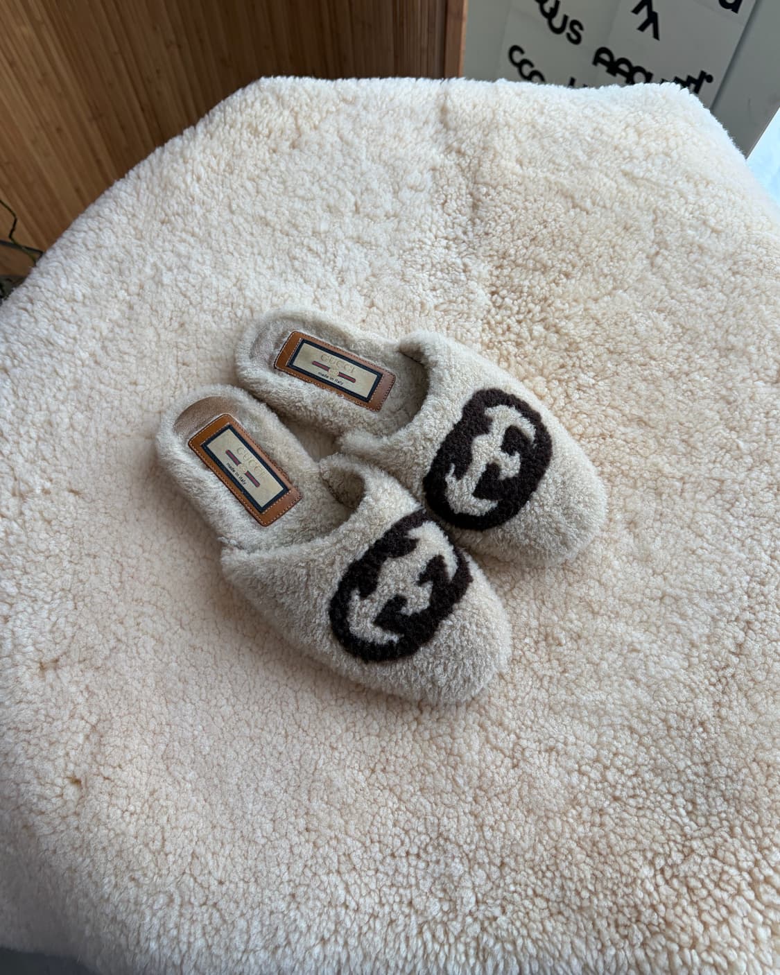 gucci interlocking G wool Slide 상품이미지4