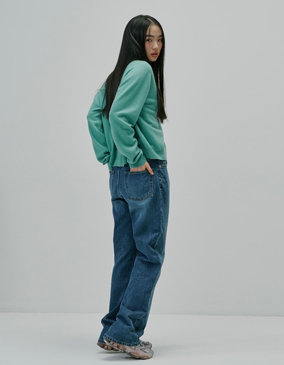 프레클 highwaist washing 데님 팬츠 M 상품이미지2