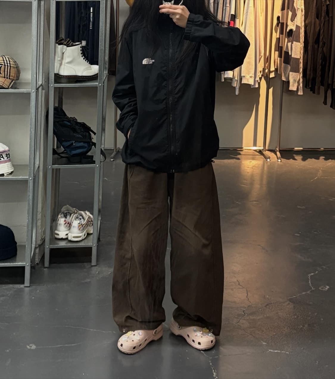 노스페이스 블랙 마운틴 바람막이 A2347 상품이미지1