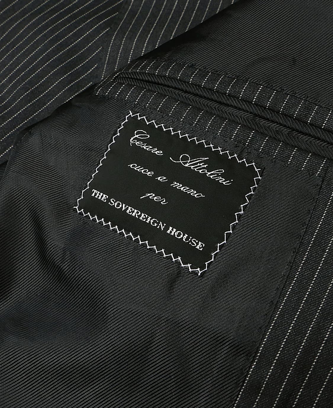 체사레 아톨리니 [Cesare Attolini] 스트라이프 럭셔리 수트 상품이미지5