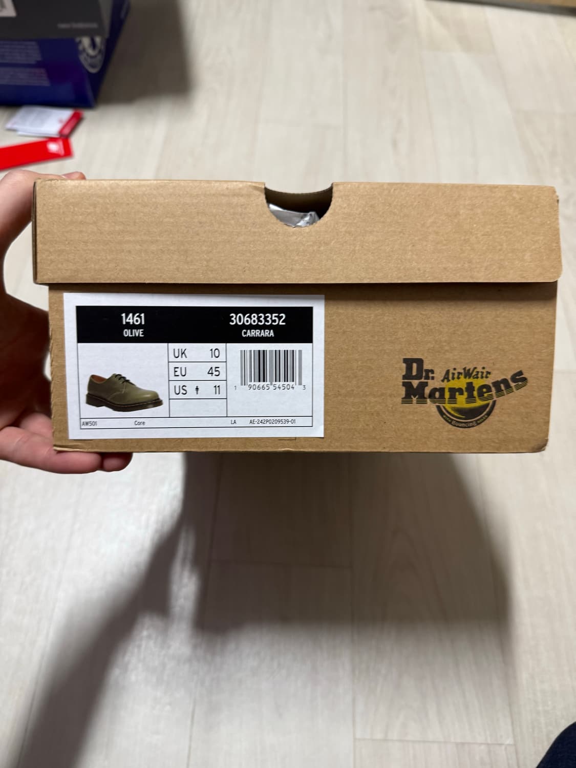[290] 닥터마틴 1461 CARRARA 올리브 상품이미지4