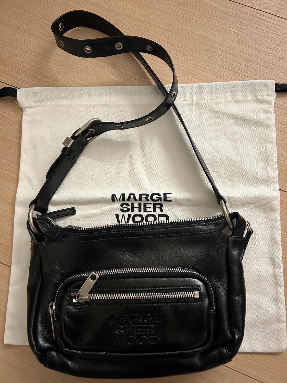 마지셔우드 아웃포켓 호보 미니 블랙 상품이미지3