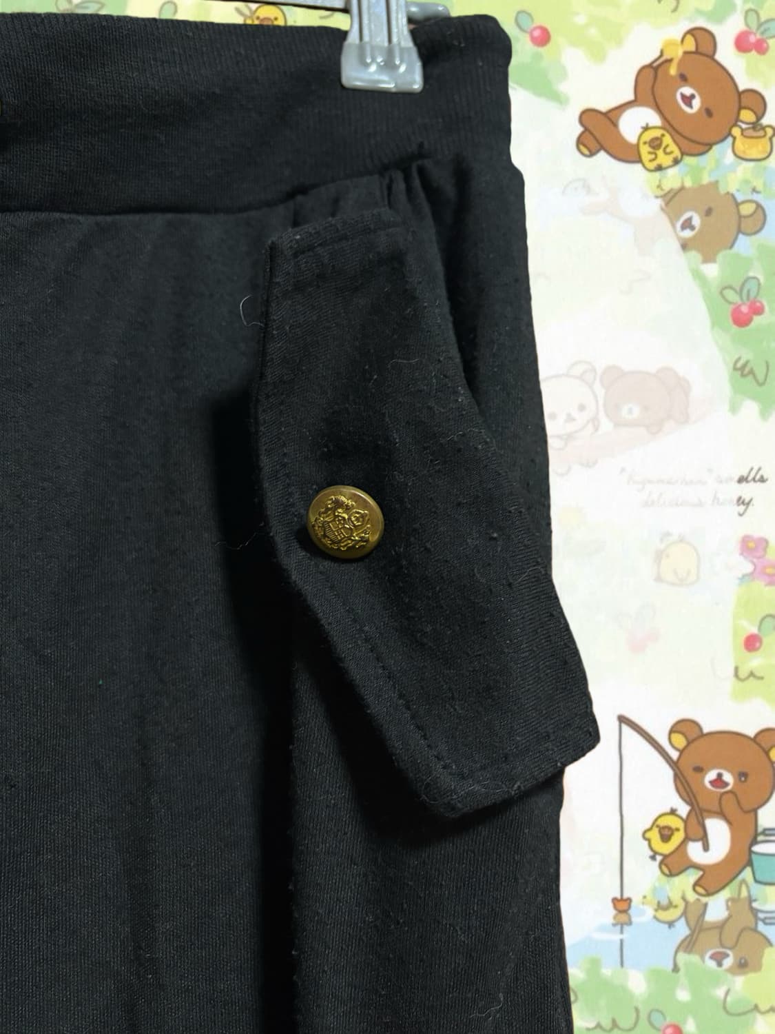 빈티지 카고 셔링 롱스커트 상품이미지4