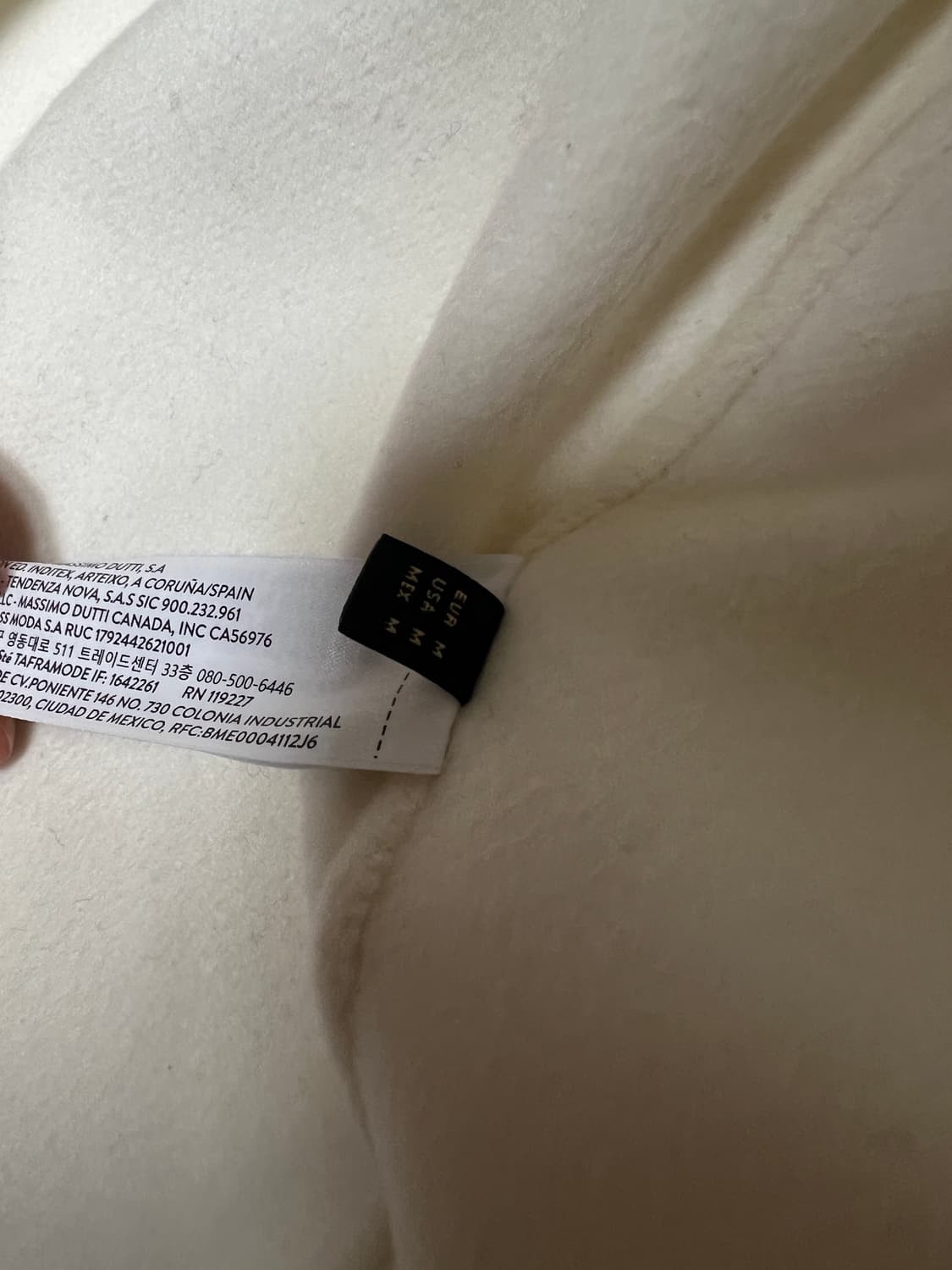 Massimo Dutti 아이보리 자켓  상품이미지4