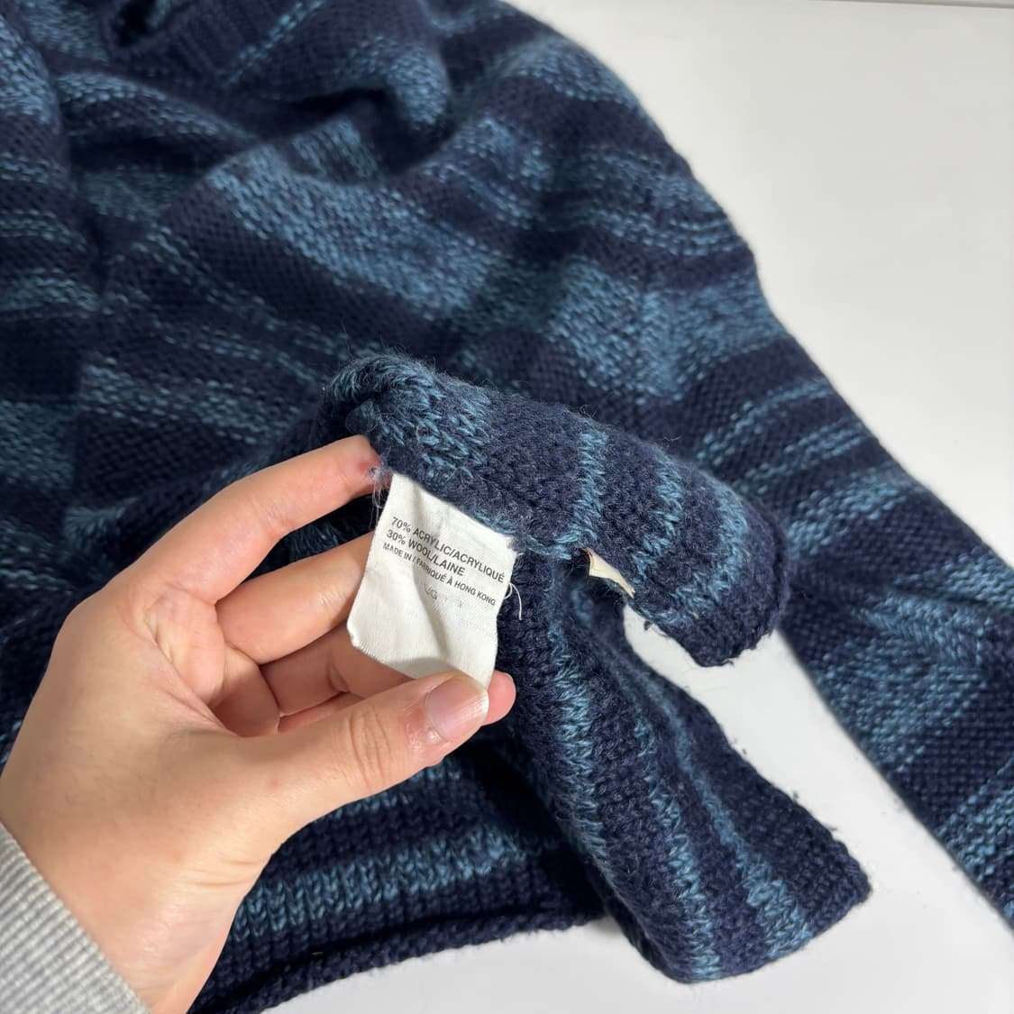 L-XL 리바이스 레드탭 루즈오버핏 네이비 보카시니트 상품이미지5