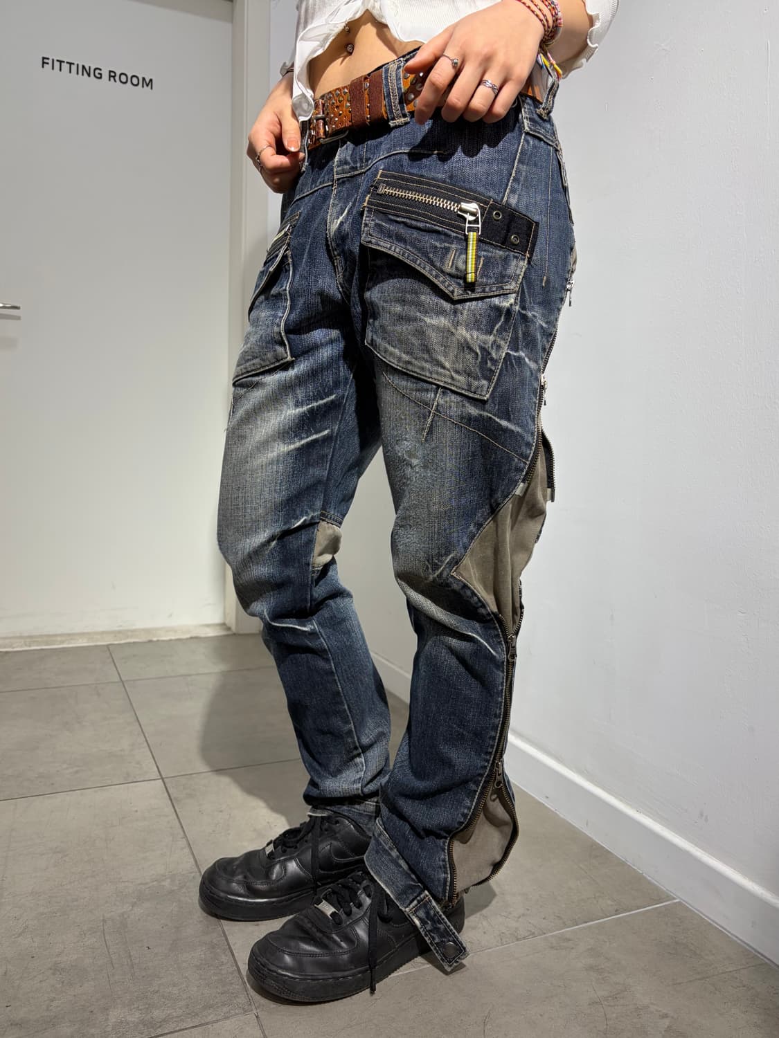 PPFM 아카이브 워싱 지퍼 데님팬츠 상품이미지8