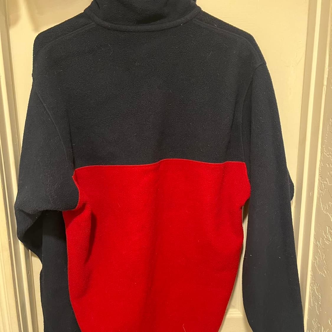 10s 파타고니아 신칠라 스냅-T 네이비/레드 니카라과 상품이미지4