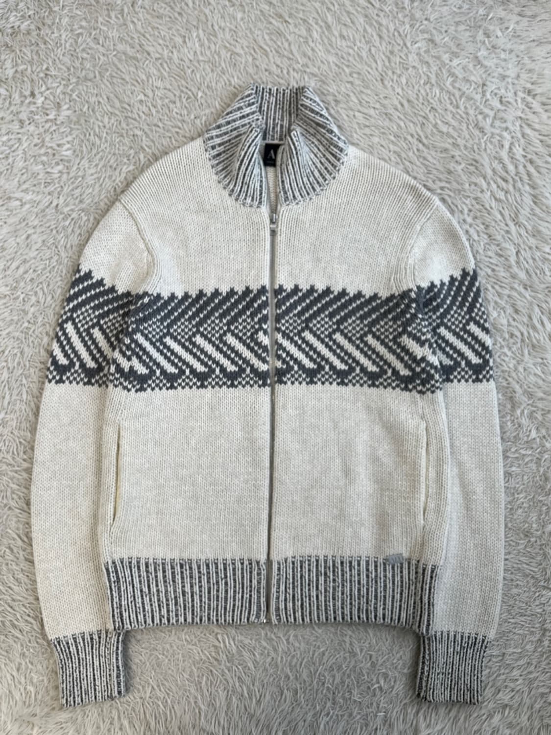 아르마니 익스체인지 니트 집업/#133 상품이미지1