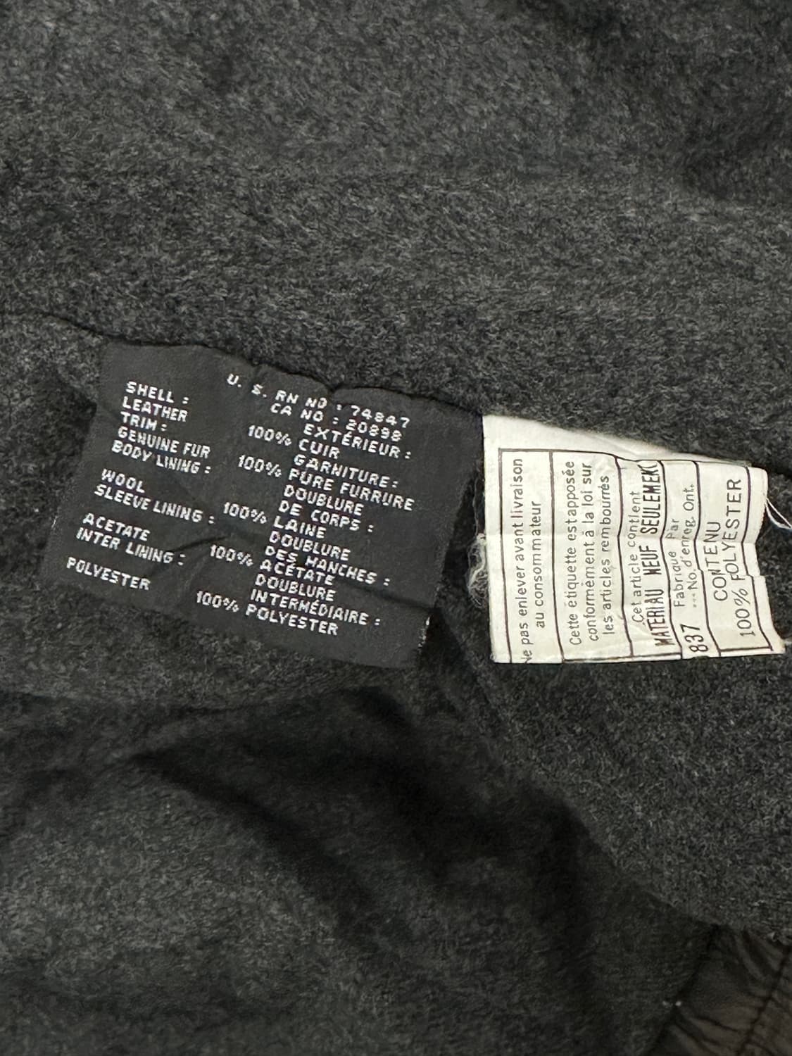 90s HUGO BOSS 에비에에터 레더 자켓 44 상품이미지10