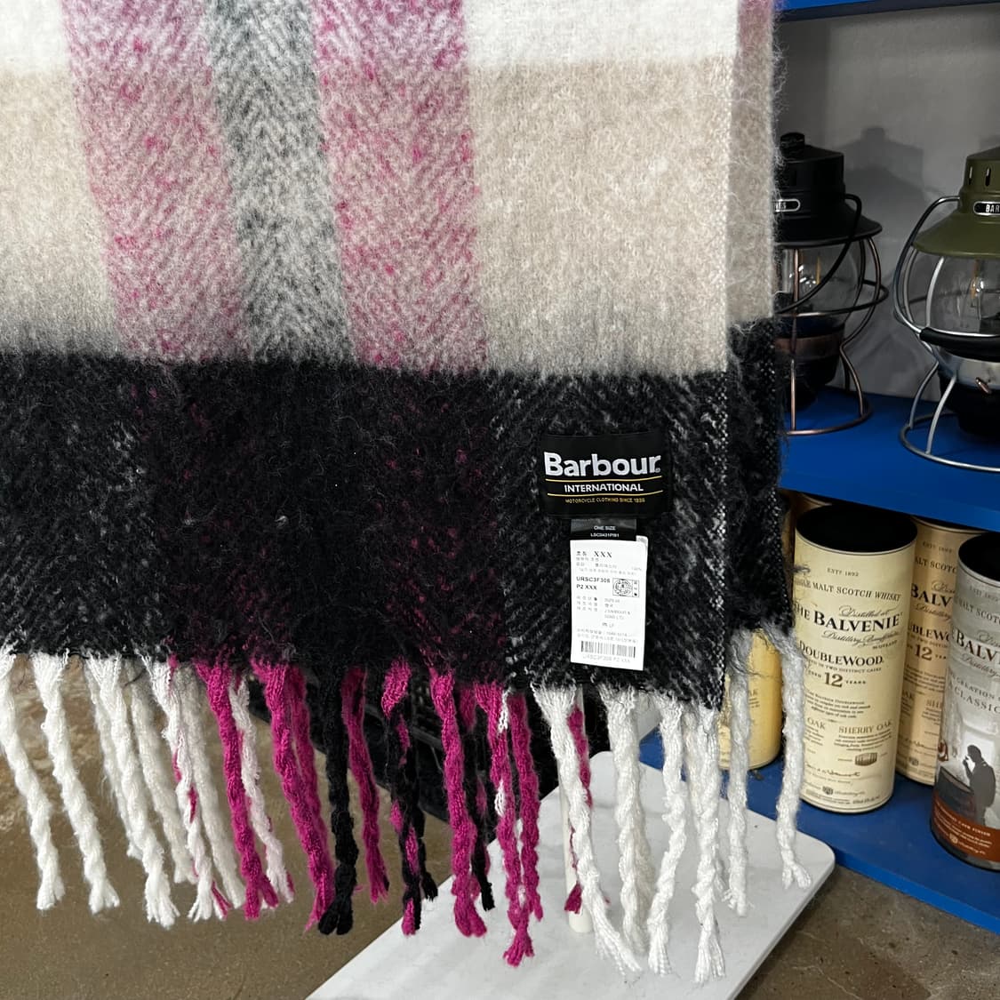 바버 클립스 머플러 푸시아 릴리 상품이미지3