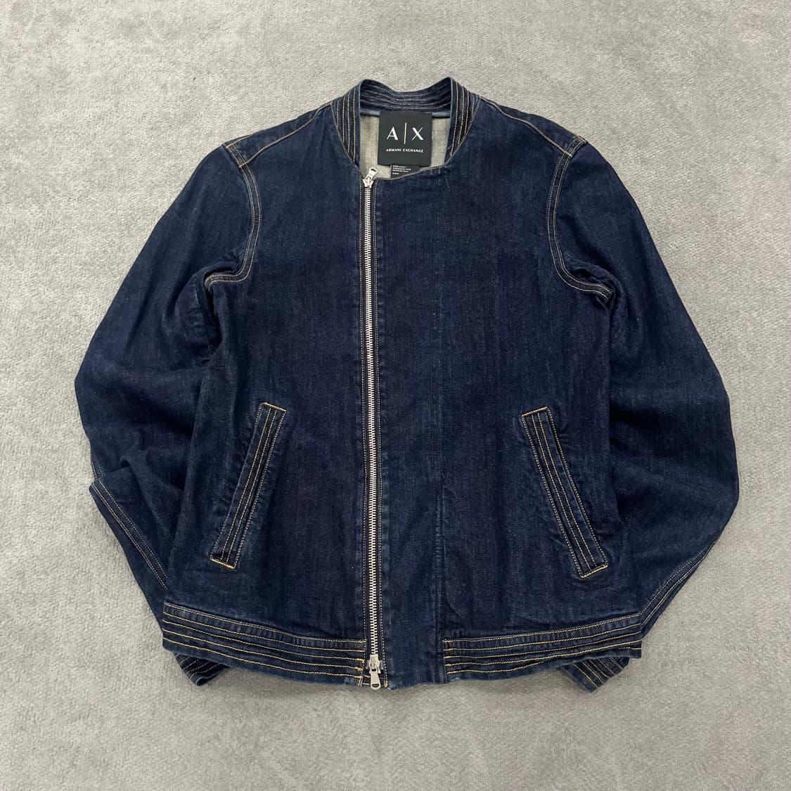 S 아르마니 익스체인지 투웨이 데님 블루종 상품이미지1