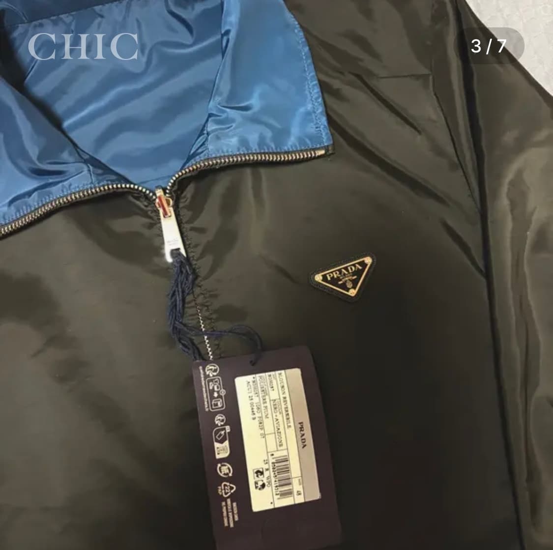 프라다 삼각로고 리버서블 바람막이48 상품이미지3