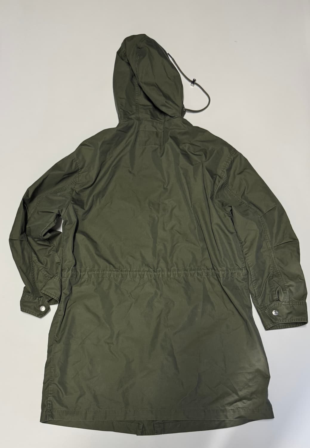 여성 캘빈클라인 미들 스트링 투 웨이 야상 후드 자켓 66이싱 상품이미지2