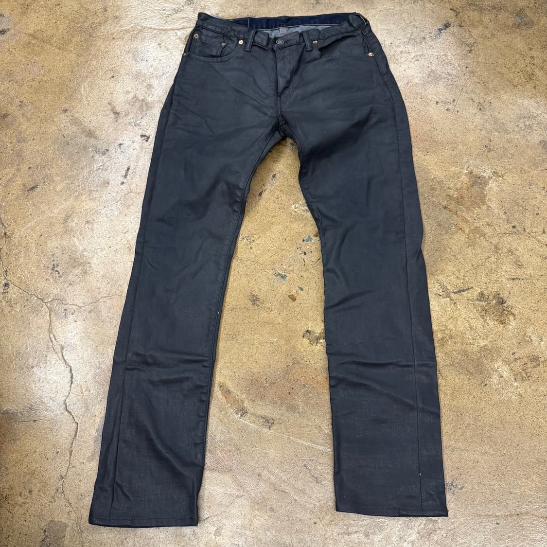 [정품/W30,L34] 리바이스 504 블랙 코팅진 b8 상품이미지2