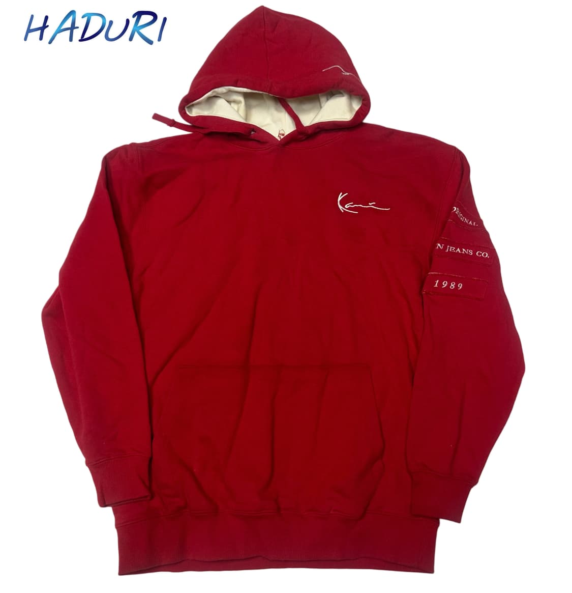 칼카니 레드후드티 M 상품이미지1