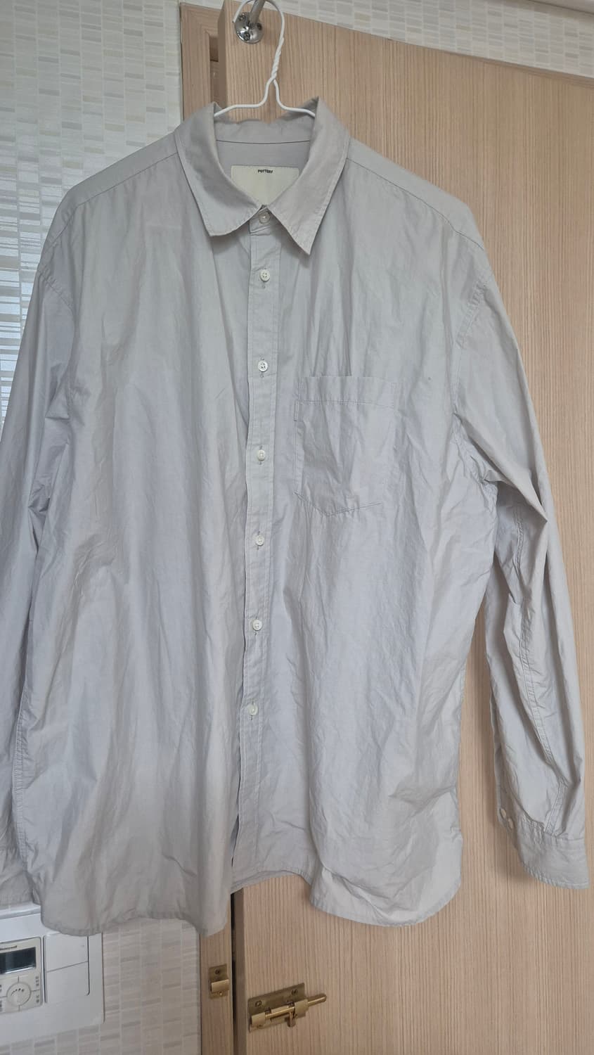 포터리 컴포트 셔츠 실버(2) 상품이미지1
