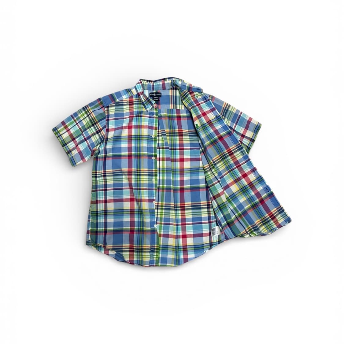 [새상품] 폴로랄프로렌 체크 패턴 반팔 셔츠 (M/95) 상품이미지3