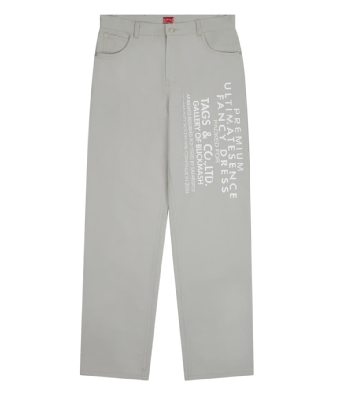 사파리스팟 멀티 스컬 스트레이트 코튼 팬츠 상품이미지1