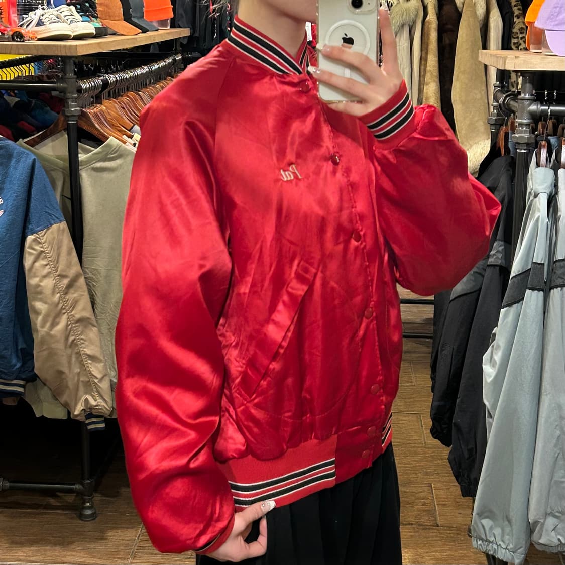 [HI] VTG pat 바시티 레드  상품이미지3