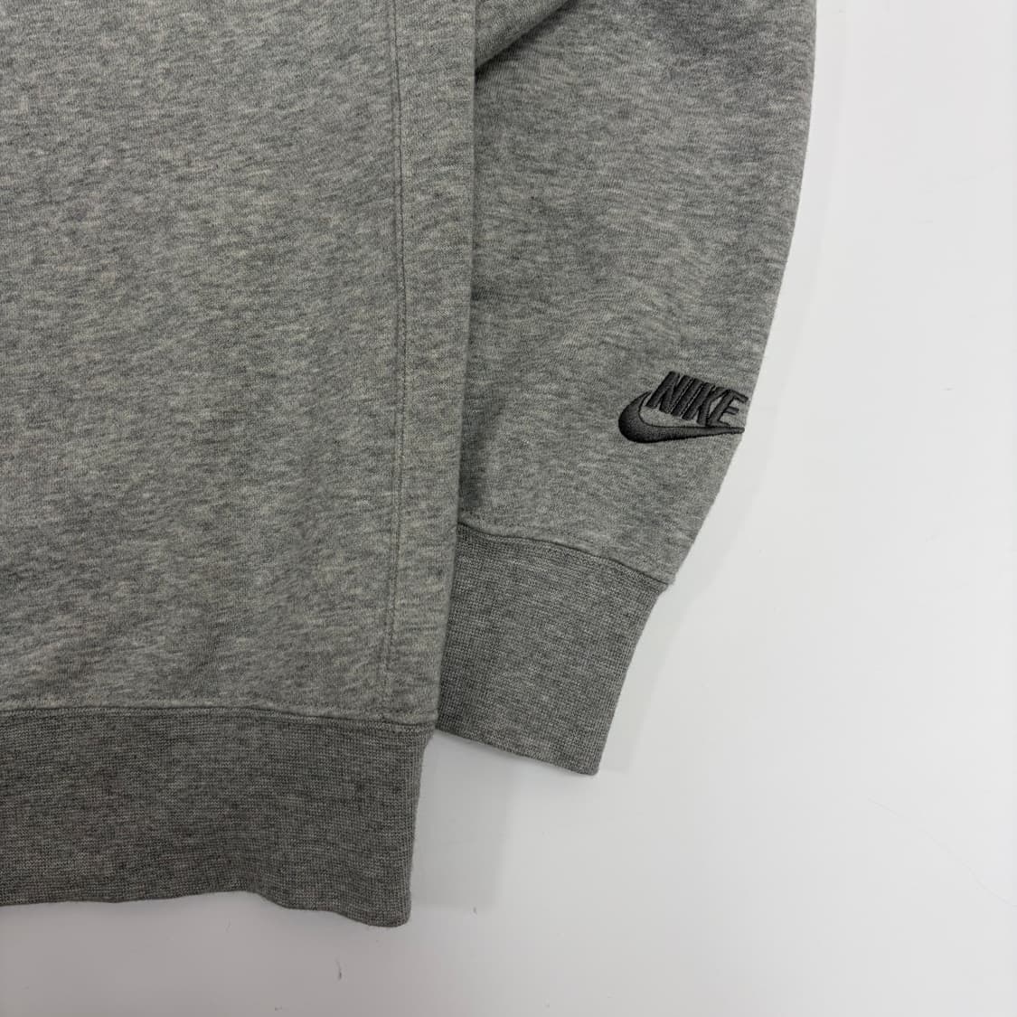 나이키 스우시 그레이 기모 맨투맨 M 상품이미지3