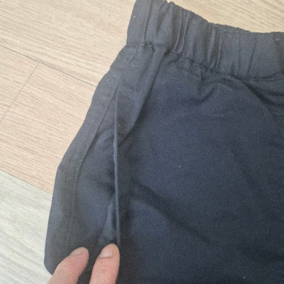 앤듀 네이비 벨트 바지 상품이미지3