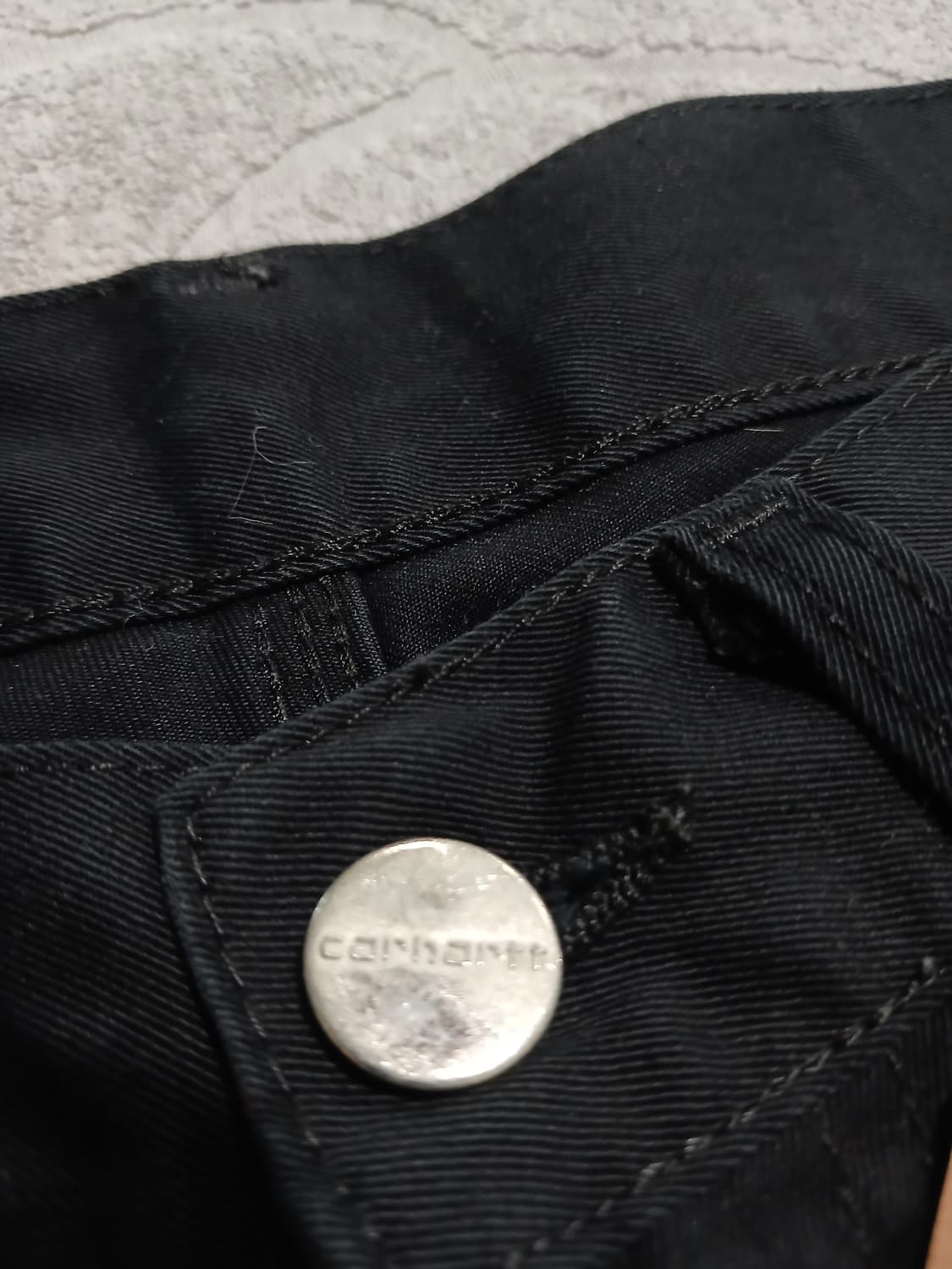 칼하트(Carhartt) 워크 하프 팬츠 블랙 30 상품이미지2