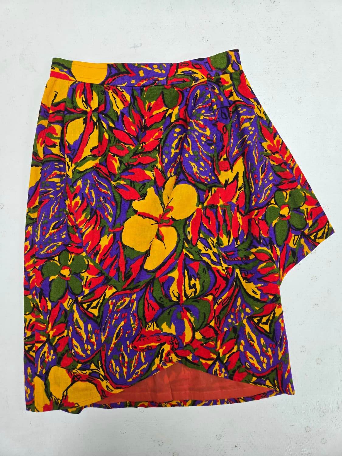 입생로랑 화려한 플라워 패턴 스커트 상품이미지1