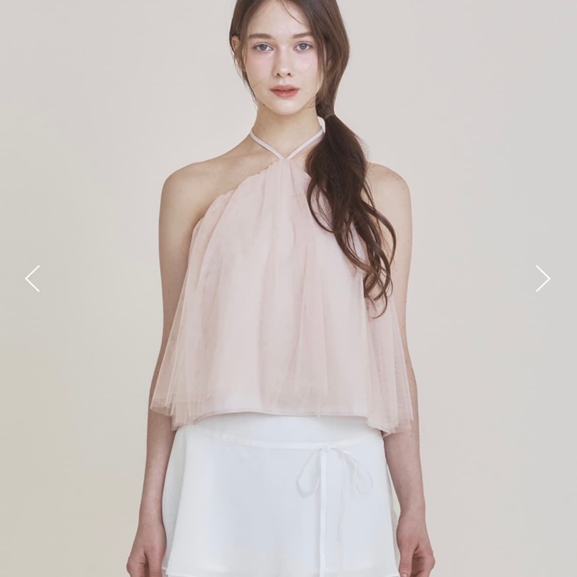 새상품) 낫유어로즈 에이프릴 탑 장원영착용 상품이미지3