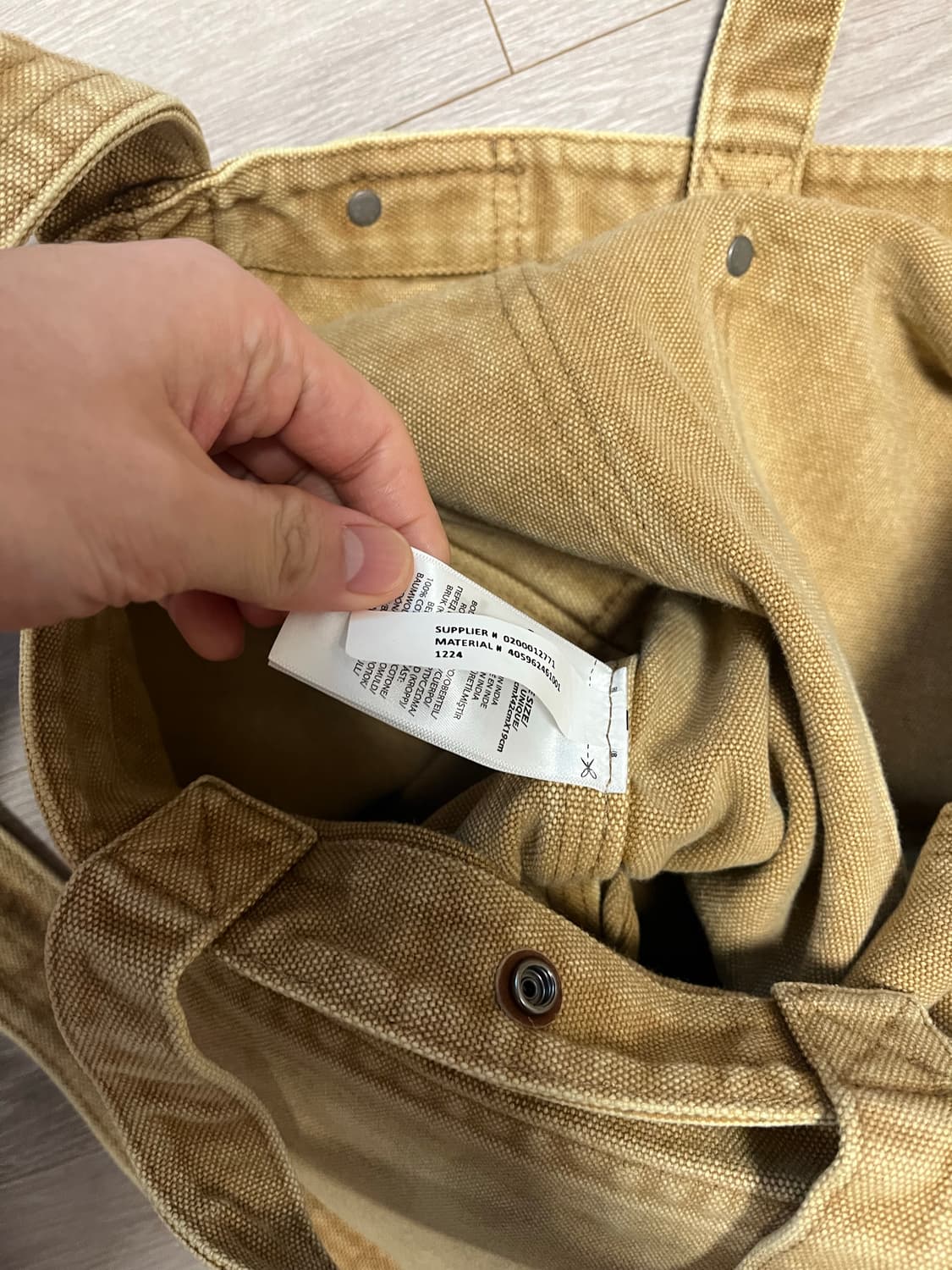 (국내미발매,새상품) 폴로 랄프로렌 컨츄리 캔버스 워시 토트백 상품이미지4