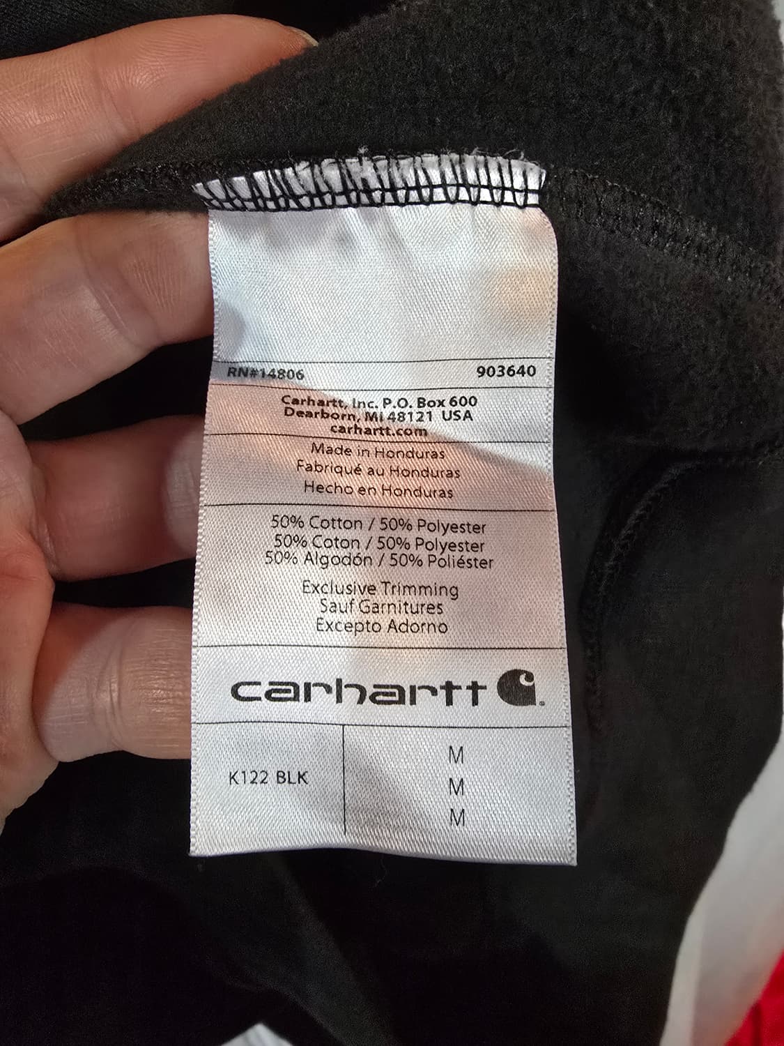 칼하트 후드 집업 Loose Fit 상품이미지5