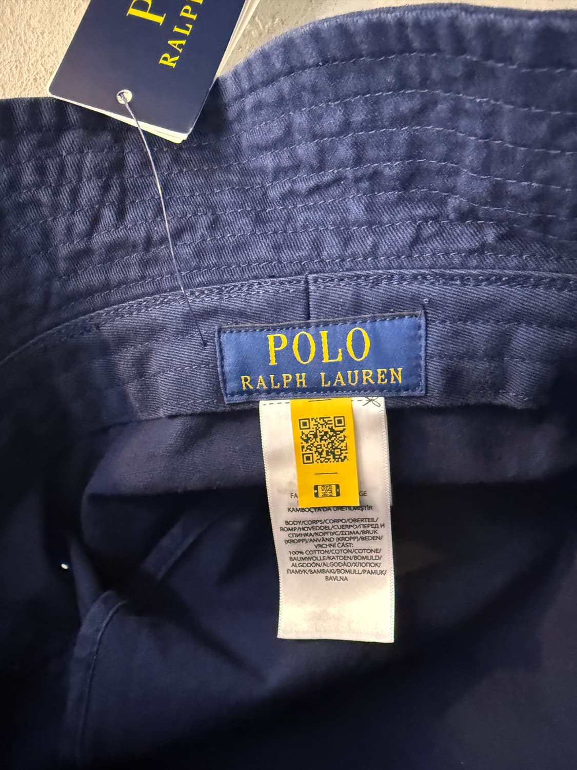 폴로 랄프로렌 네이비 버킷햇 L/XL 상품이미지3