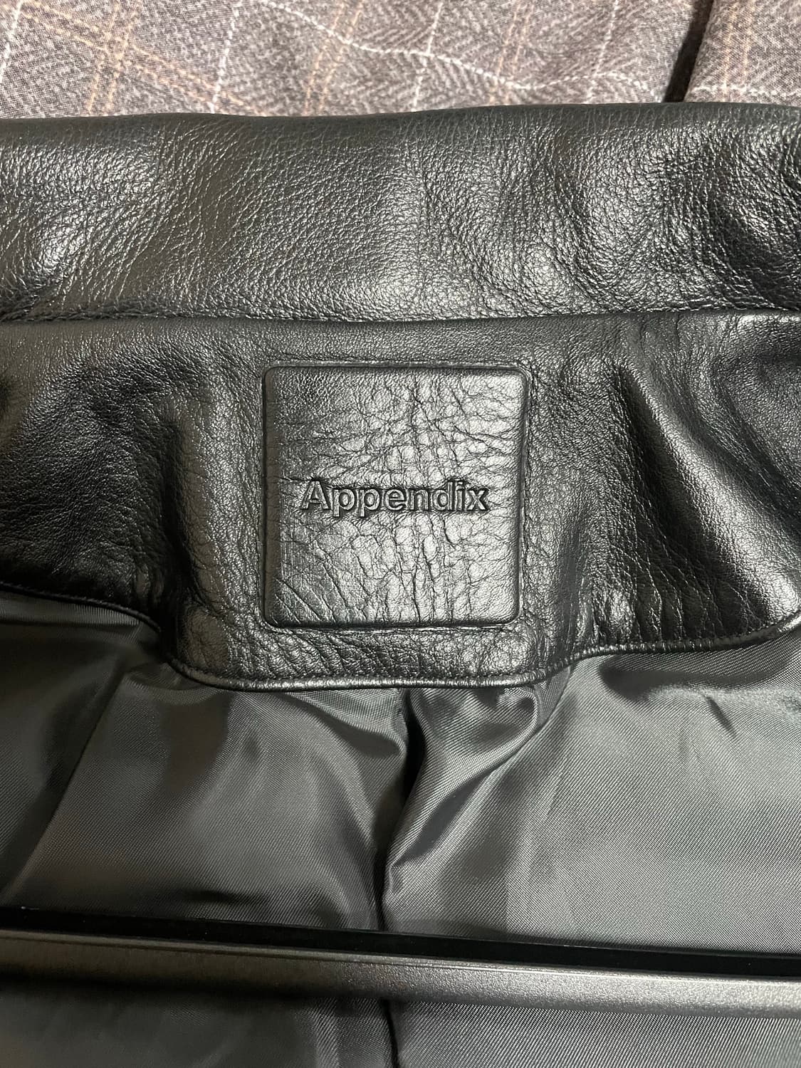 Mudule 014 어펜딕스 블랙 레더 자켓 사이즈 4  상품이미지4