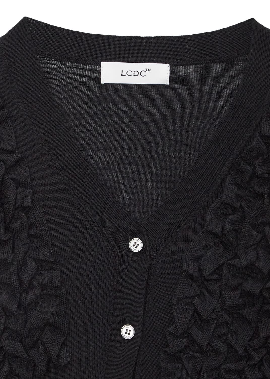 LCDC ASYMMETRIC FRILL CARDIGAN  상품이미지4