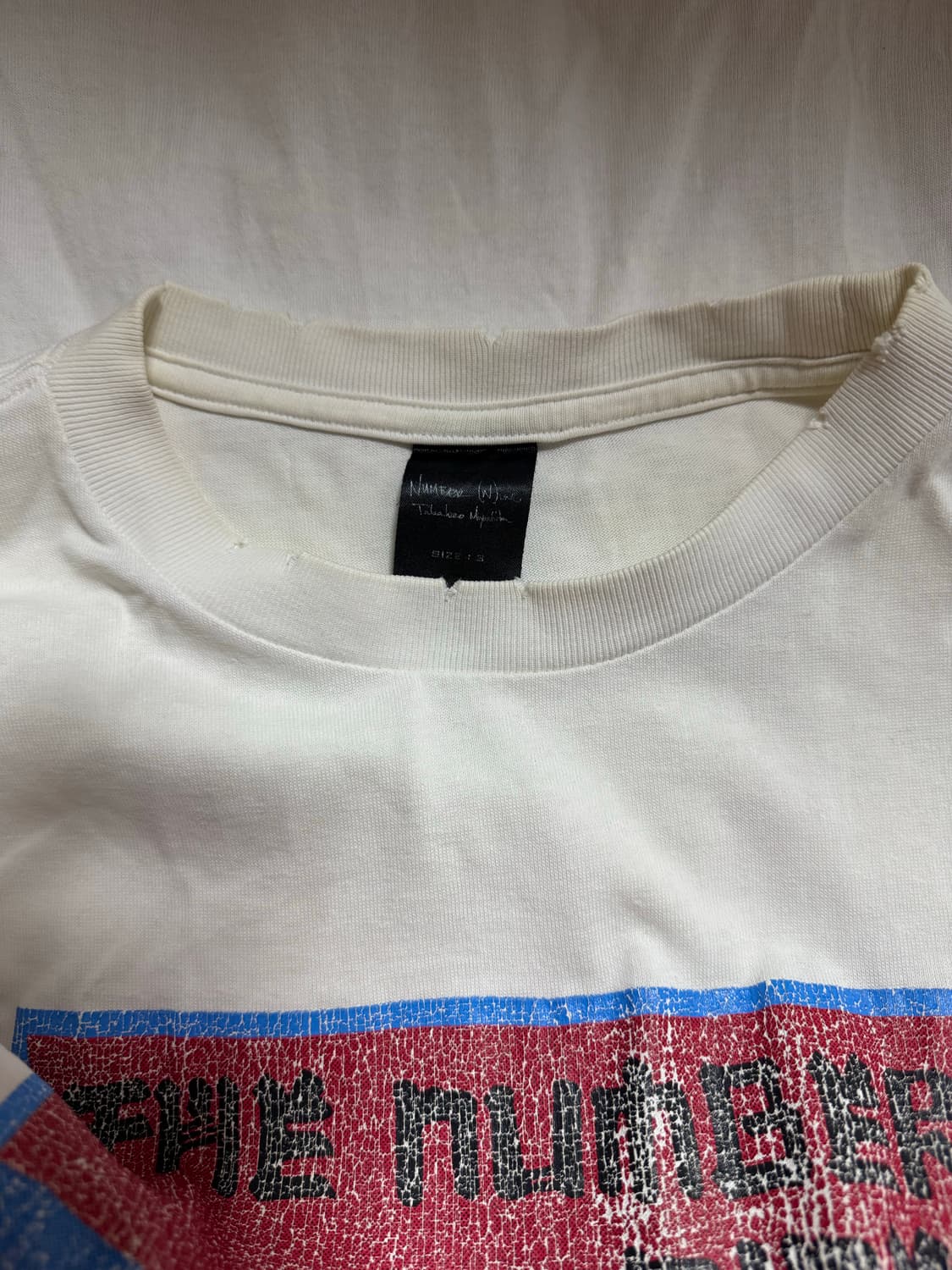 넘버나인 04SS Dream baby dream 티셔츠 상품이미지4